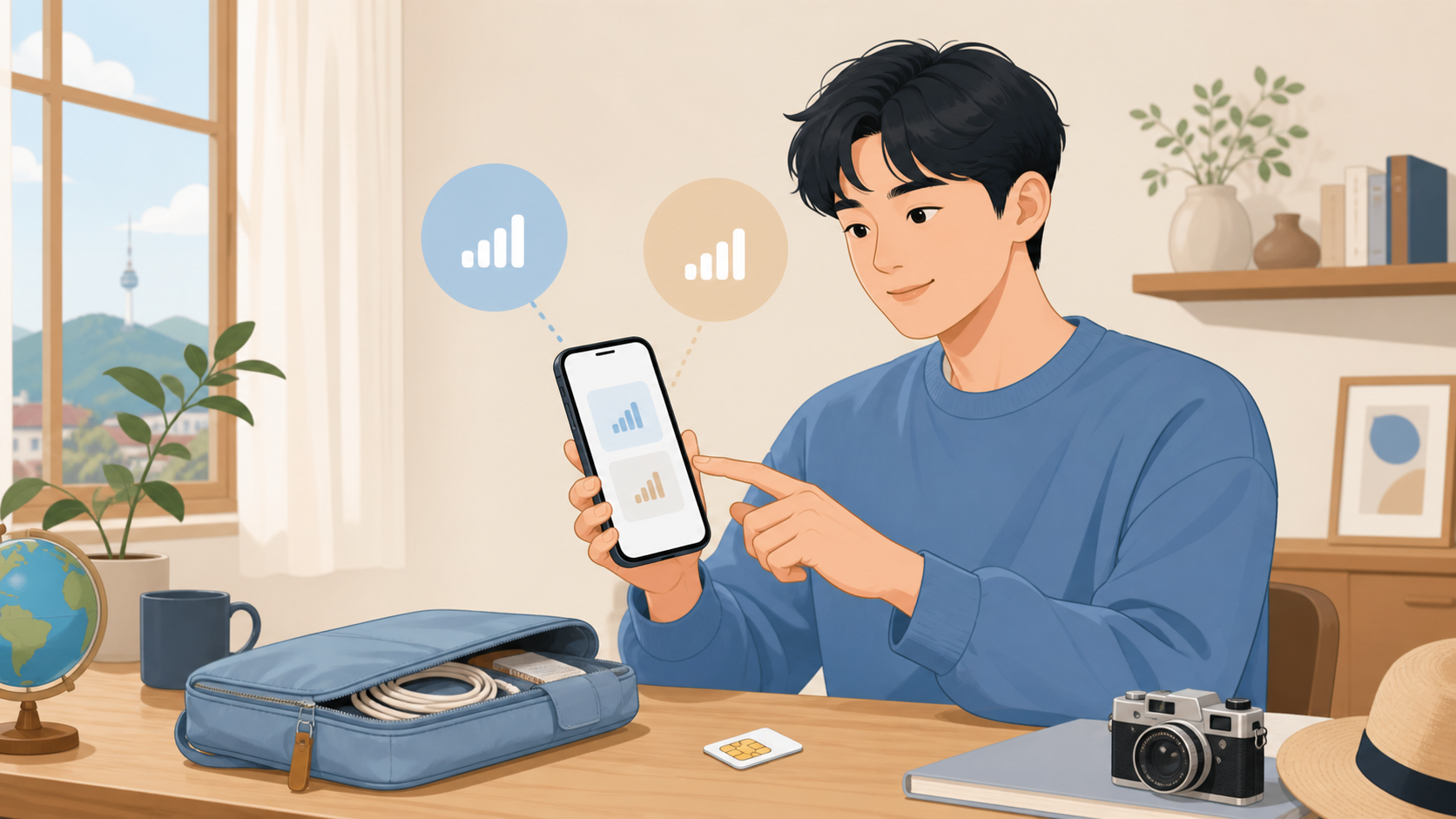 eSIM 개통 방법 — 유심 없이 개통하고 듀얼심 쓰기
